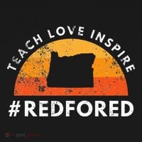 Teach Love Inspire Red For Ed Oregon Teacher Kids Hoodie thumb 5