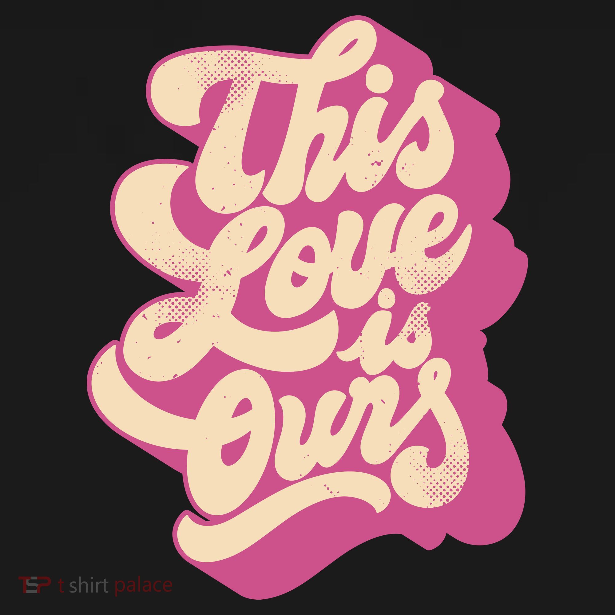 This Love Is Ours Cute Retro Valentines Day Gift Women's Tank Top
