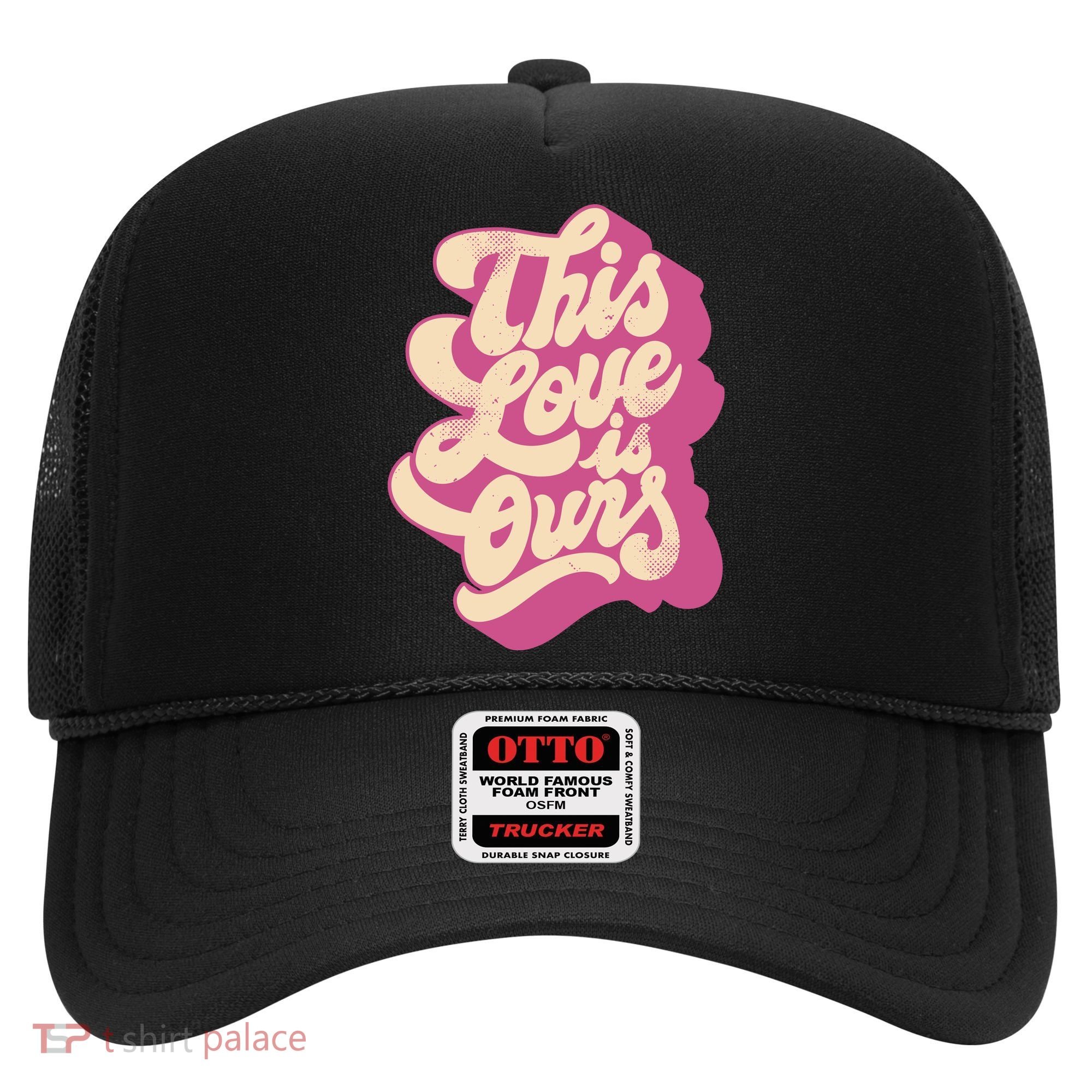 This Love Is Ours Cute Retro Valentines Day Gift Hat