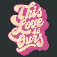 This Love Is Ours Cute Retro Valentines Day Gift Mousepad thumb 1