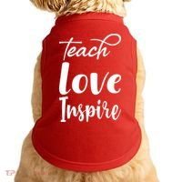 Teach Love Inspire Doggie Tank thumb 0