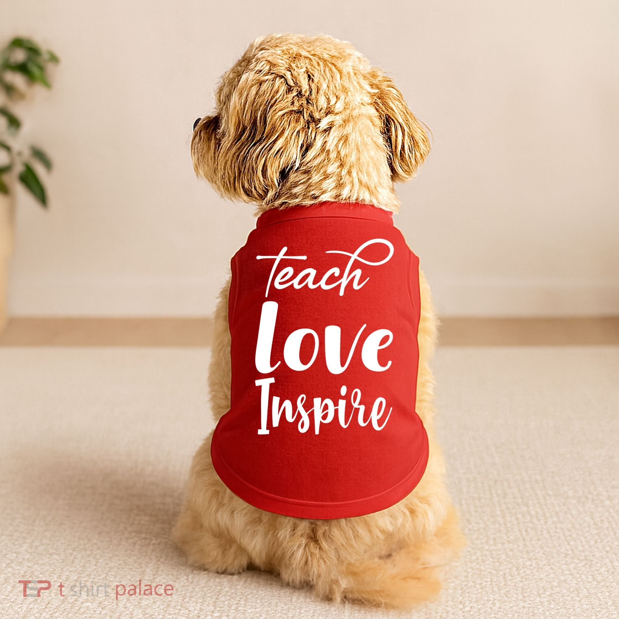 Teach Love Inspire Doggie Tank