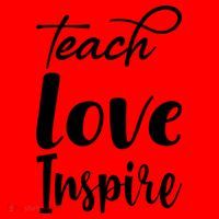 Teach Love Inspire Santa Hat thumb 1