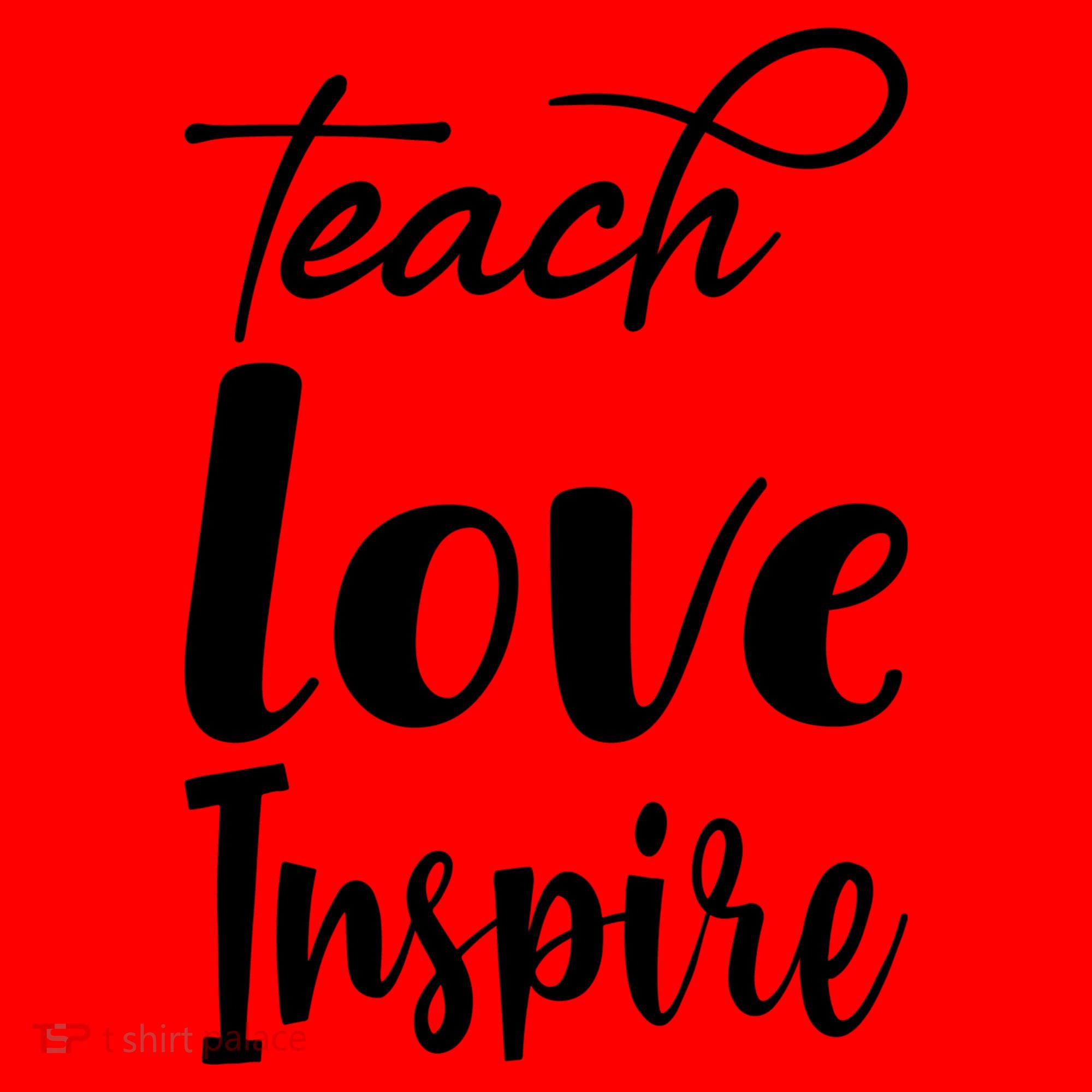 Teach Love Inspire Santa Hat