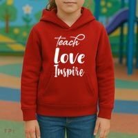 Teach Love Inspire Kids Hoodie thumb 3