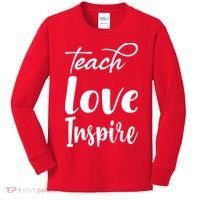 Teach Love Inspire Kids Long Sleeve Shirt thumb 0