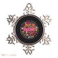 Teach Love Inspire Wildflower Teacher Funny Back To School Ornament thumb 0