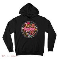 Teach Love Inspire Wildflower Teacher Funny Back To School Tall Hoodie thumb 0