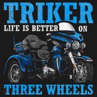 Triker Life Is Better On Three Wheels Motorcycle Trike Apron thumb 3