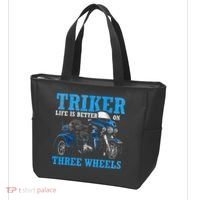 Triker Life Is Better On Three Wheels Motorcycle Trike Tote Bag thumb 3