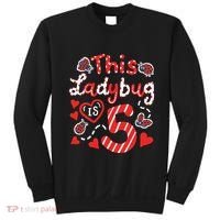 This Ladybug Is 5 Years Old 5th Birthday Girl Family Ladybug Sweatshirt thumb 0