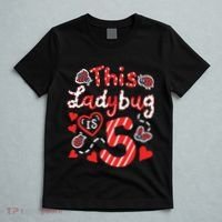 This Ladybug Is 5 Years Old 5th Birthday Girl Family Ladybug T-Shirt thumb 5