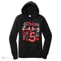 This Ladybug Is 5 Years Old 5th Birthday Girl Family Ladybug Women's Hoodie thumb 0