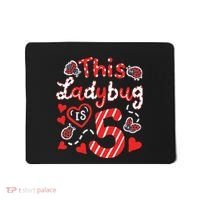 This Ladybug Is 5 Years Old 5th Birthday Girl Family Ladybug Mousepad thumb 0