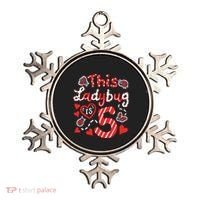 This Ladybug Is 5 Years Old 5th Birthday Girl Family Ladybug Ornament thumb 0