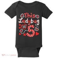 This Ladybug Is 5 Years Old 5th Birthday Girl Family Ladybug Baby Bodysuit thumb 0