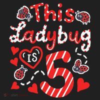 This Ladybug Is 5 Years Old 5th Birthday Girl Family Ladybug Hat thumb 2