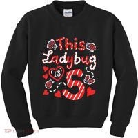 This Ladybug Is 5 Years Old 5th Birthday Girl Family Ladybug Kids Sweatshirt thumb 0