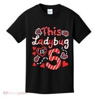 This Ladybug Is 5 Years Old 5th Birthday Girl Family Ladybug Kids T-Shirt thumb 0