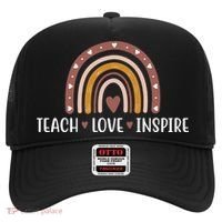 Teach Love Inspire Fall Autumn Rainbow Hat thumb 0