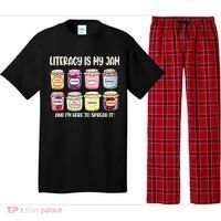 Teaching Literacy Is My Jam Gift For Teachers Pajama Set thumb 0