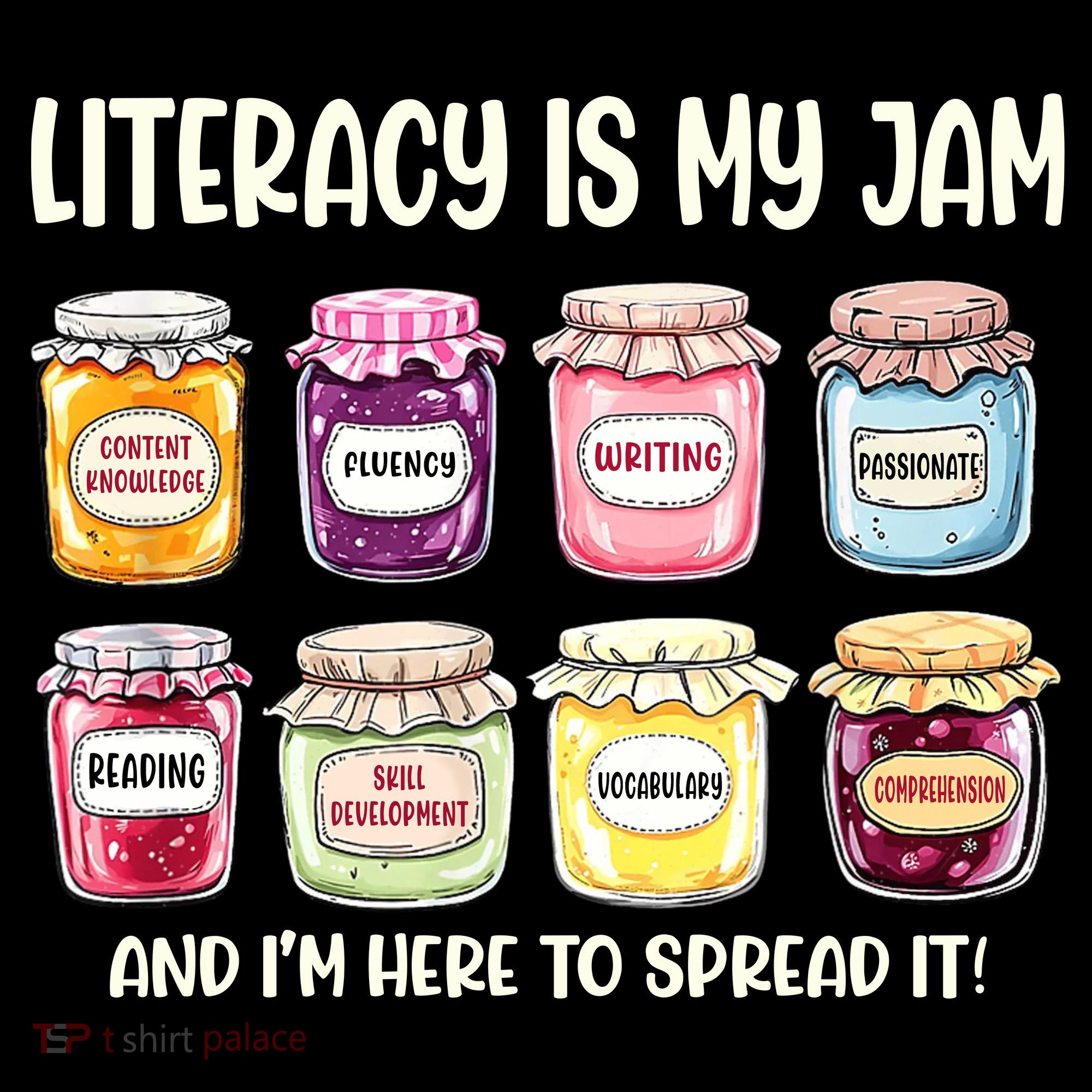 Teaching Literacy Is My Jam Gift For Teachers Women's Hoodie
