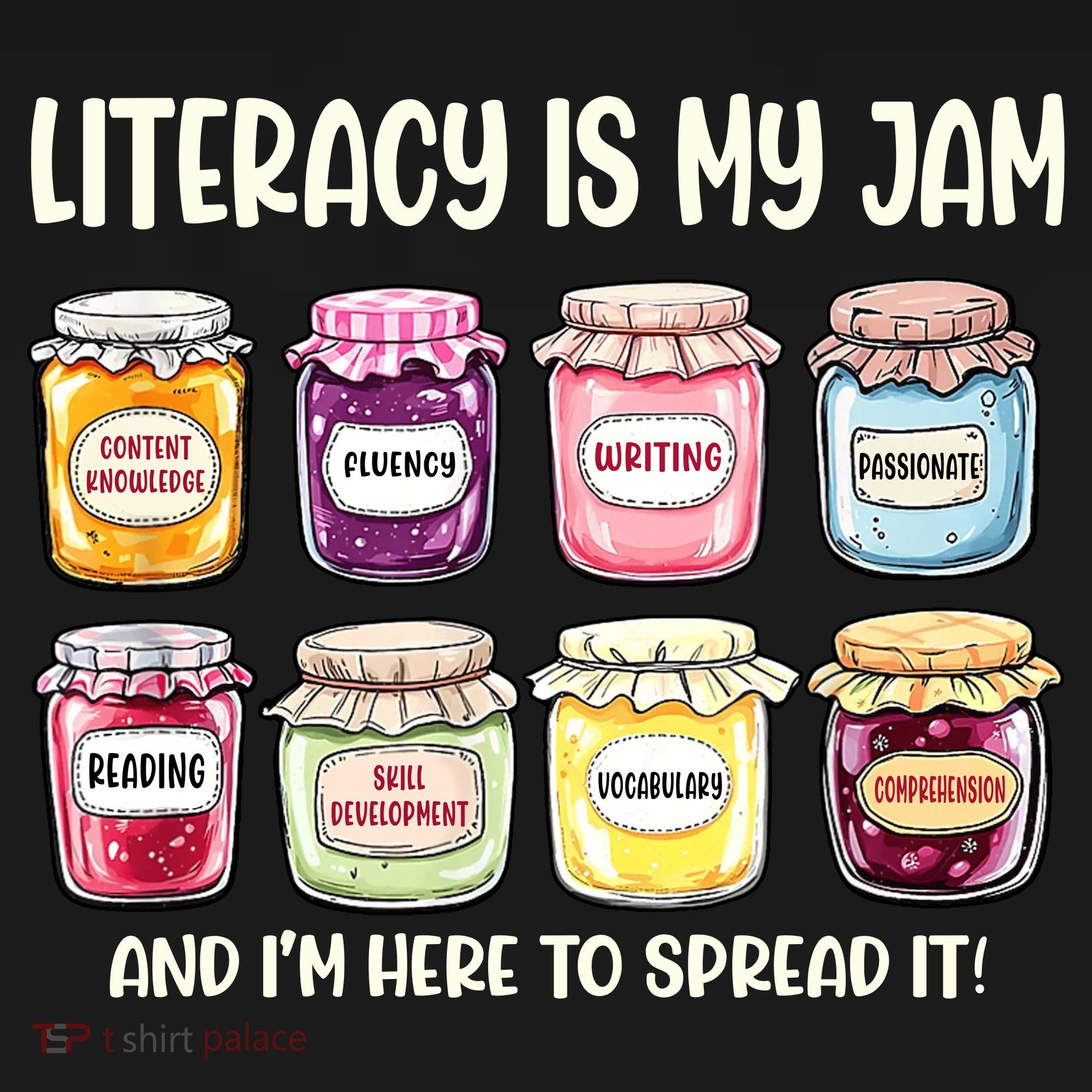 Teaching Literacy Is My Jam Gift For Teachers Tote Bag