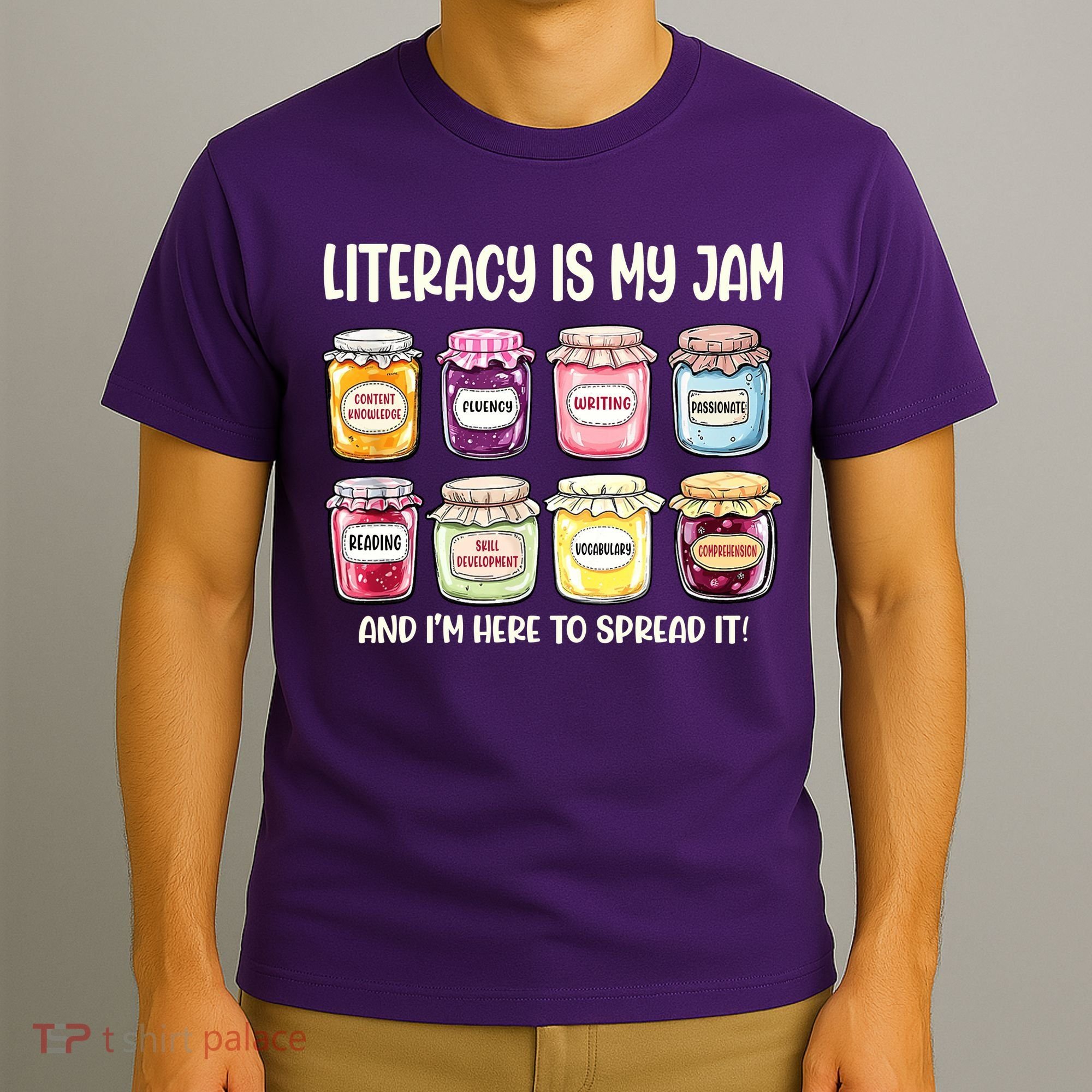 Teaching Literacy Is My Jam Gift For Teachers T-Shirt