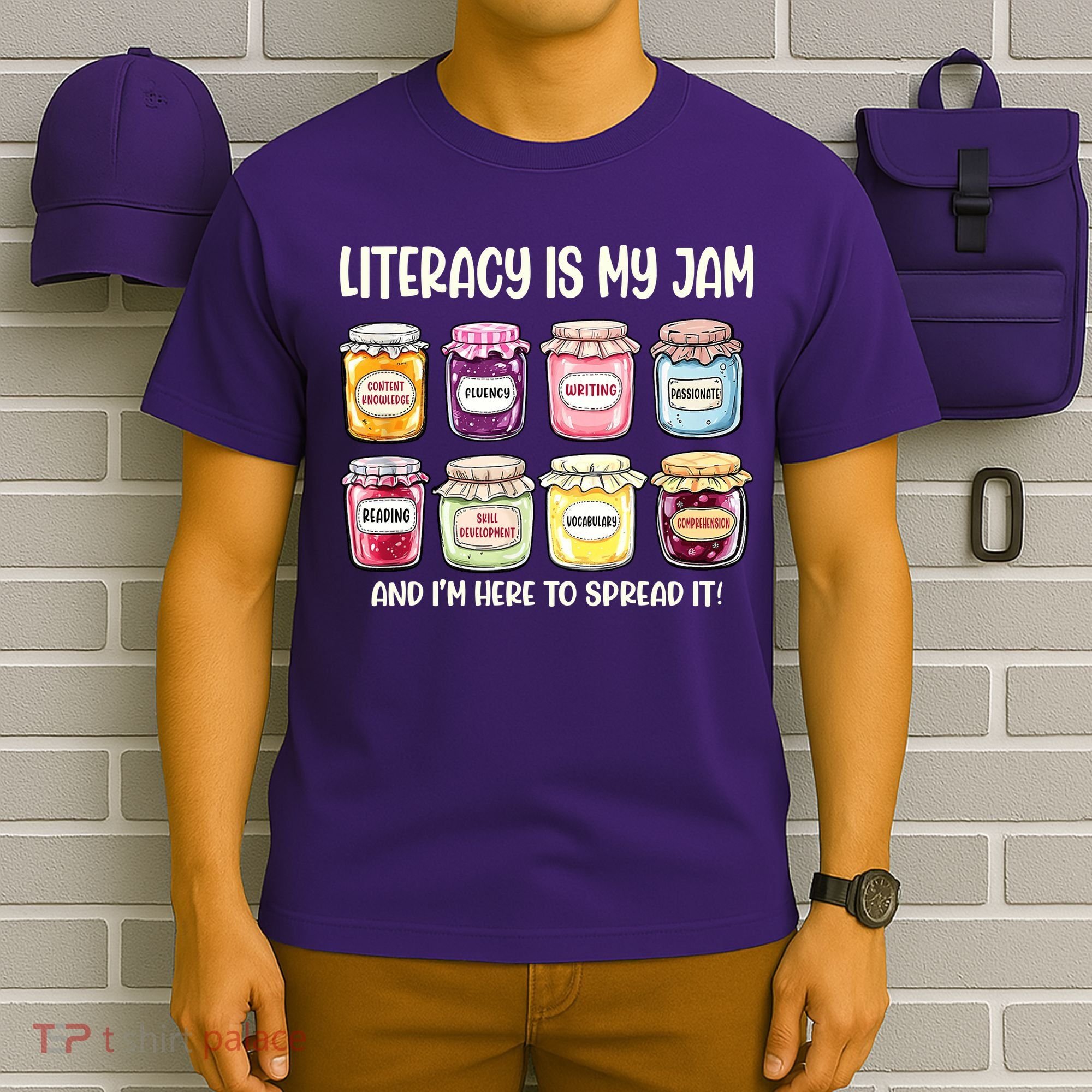 Teaching Literacy Is My Jam Gift For Teachers T-Shirt