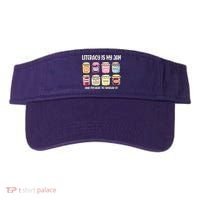 Teaching Literacy Is My Jam Gift For Teachers Visor thumb 0
