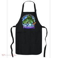 The Lake Is Calling And I Must Go Fishing Apron thumb 0