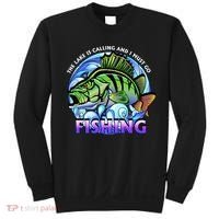 The Lake Is Calling And I Must Go Fishing Sweatshirt thumb 0