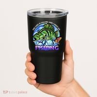 The Lake Is Calling And I Must Go Fishing Tumbler thumb 2
