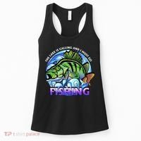The Lake Is Calling And I Must Go Fishing Women's Tank Top thumb 0