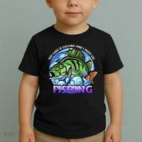 The Lake Is Calling And I Must Go Fishing Toddler T-Shirt thumb 2
