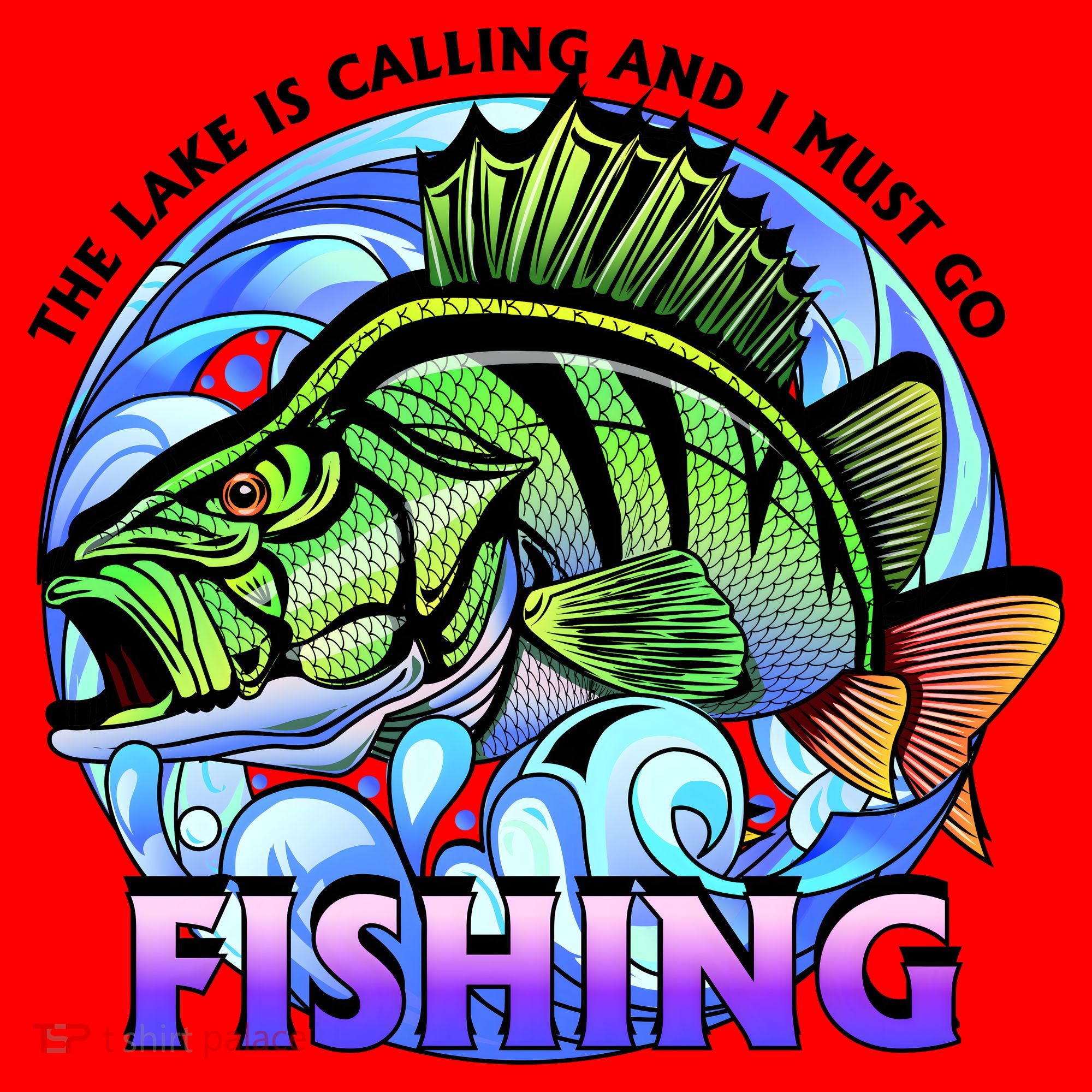 The Lake Is Calling And I Must Go Fishing Santa Hat