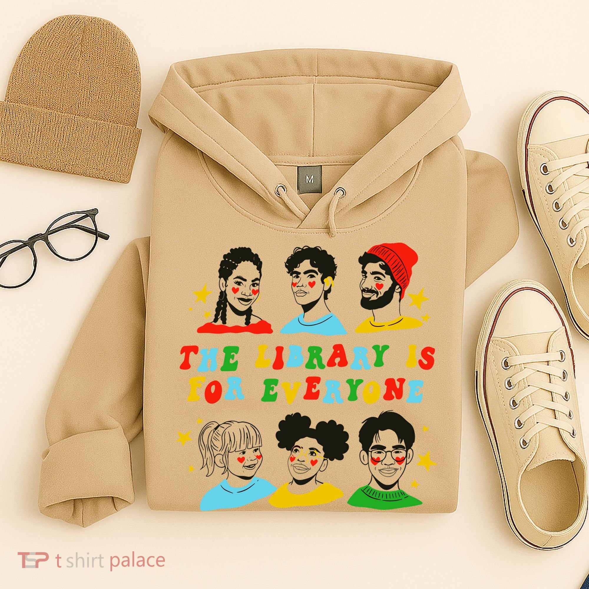 The Library Is For Everyone Hoodie