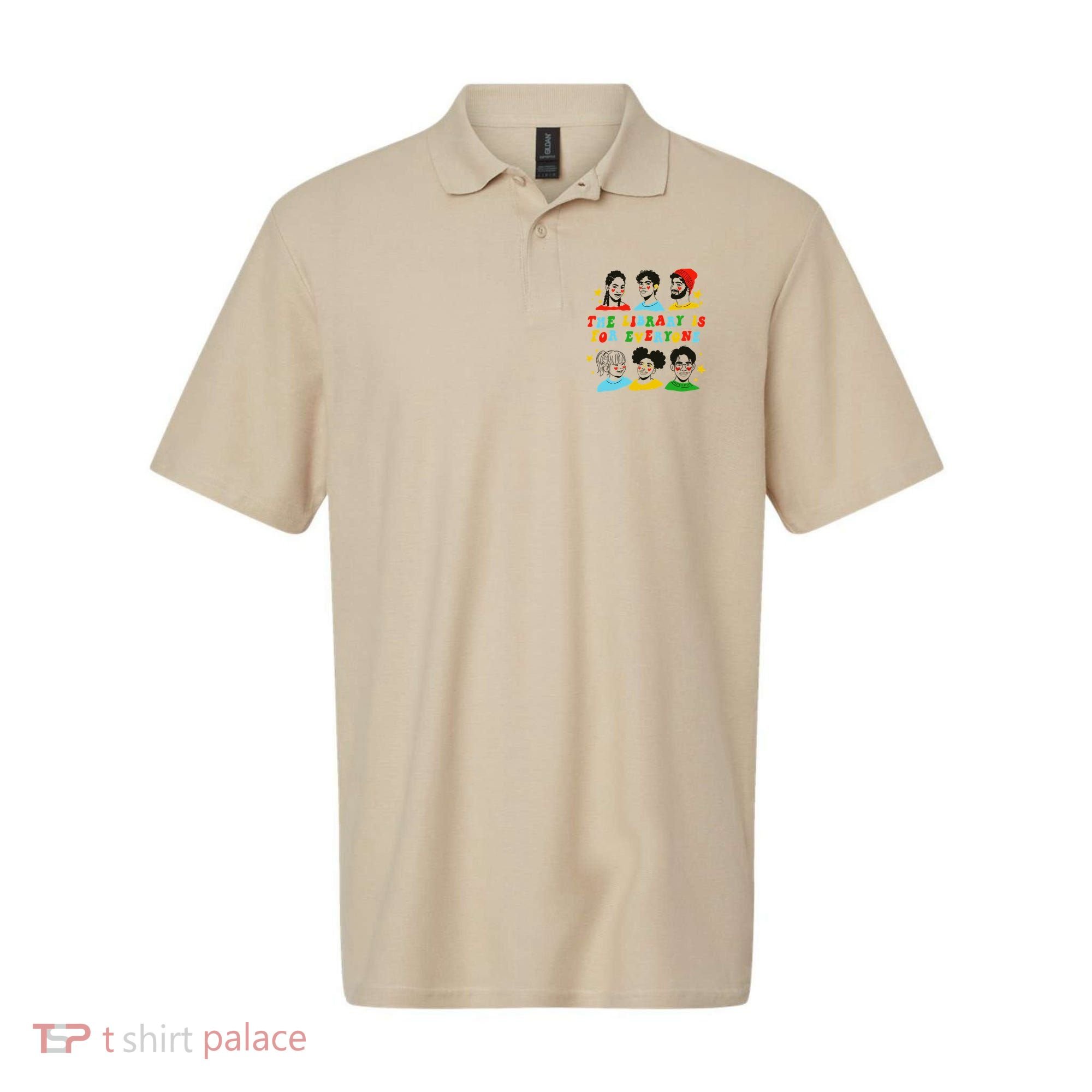 The Library Is For Everyone Polo