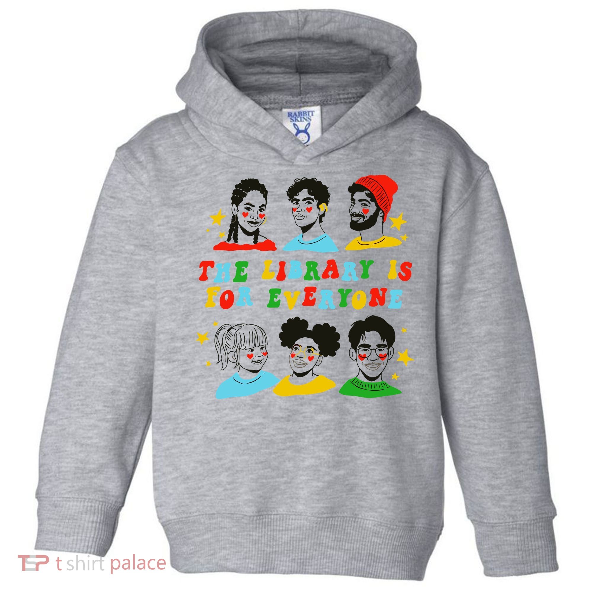 The Library Is For Everyone Toddler Hoodie