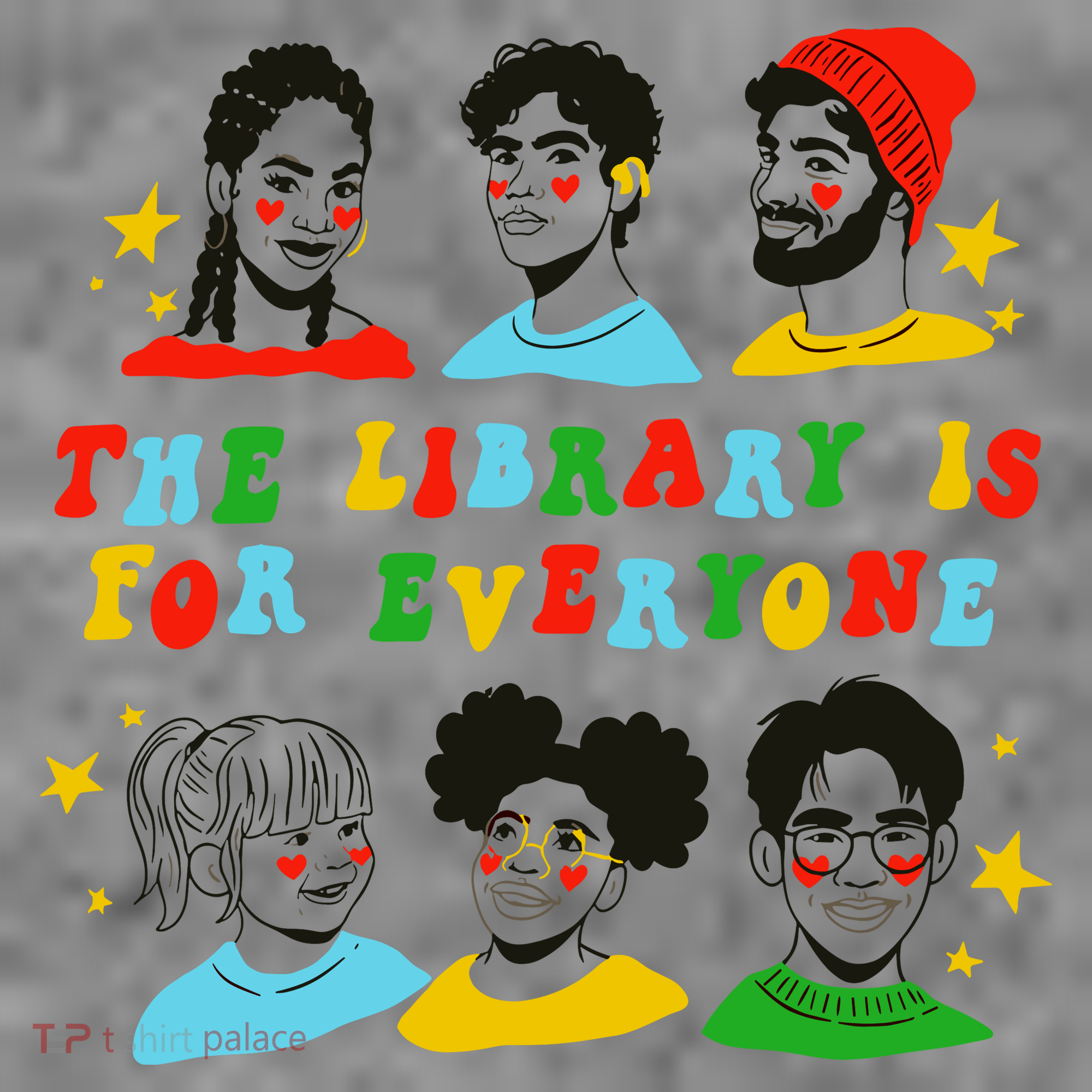 The Library Is For Everyone Toddler Hoodie