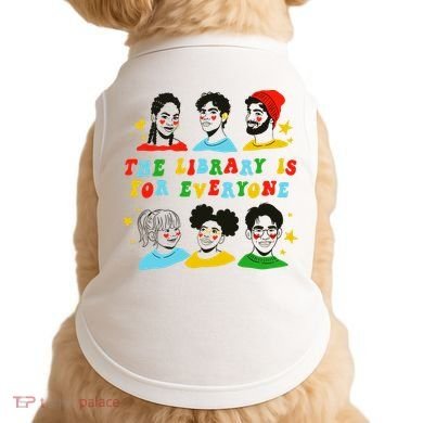 The Library Is For Everyone Doggie Tank