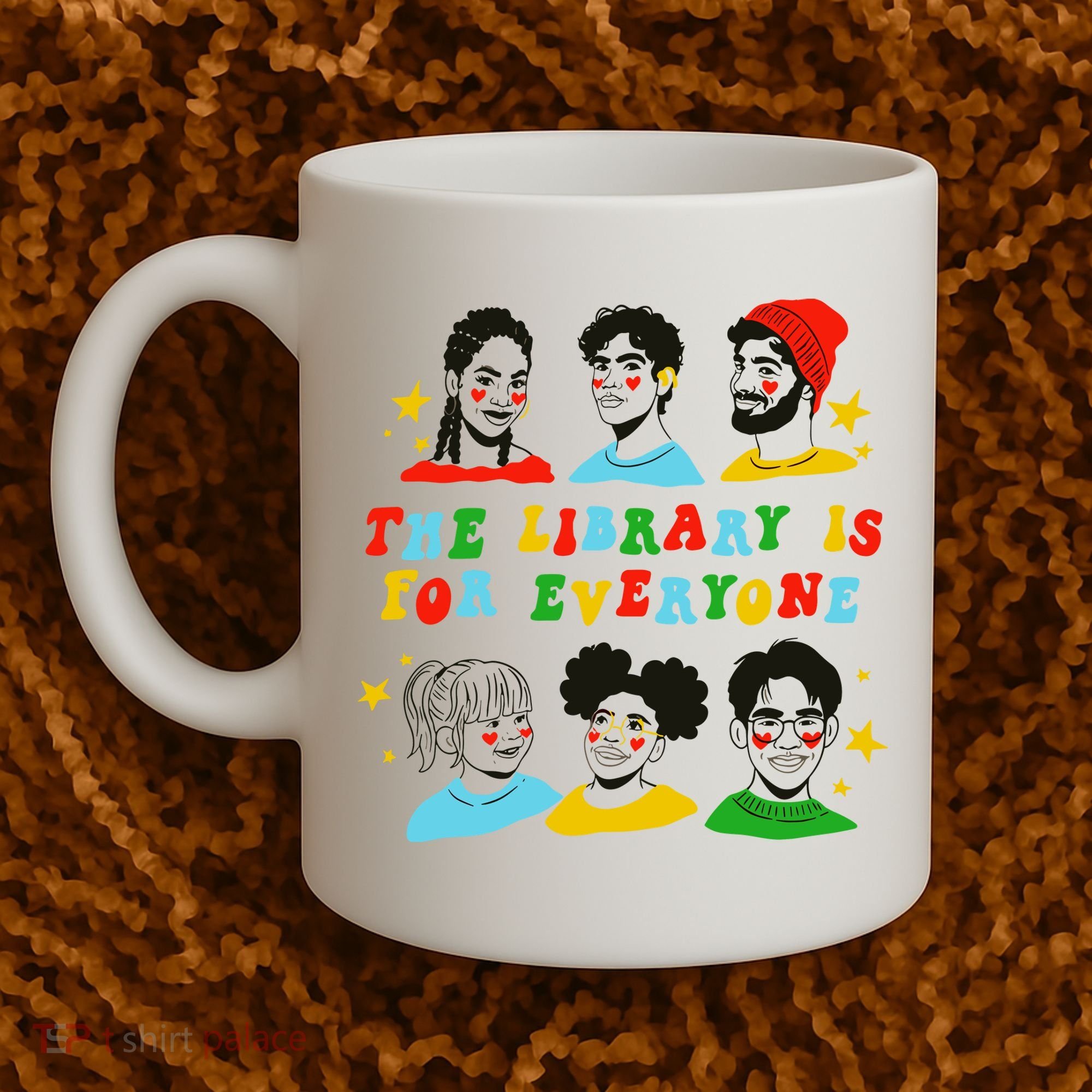 The Library Is For Everyone Coffee Mug