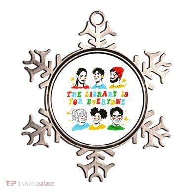 The Library Is For Everyone Ornament