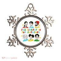 The Library Is For Everyone Ornament thumb 0
