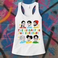 The Library Is For Everyone Women's Tank Top thumb 3