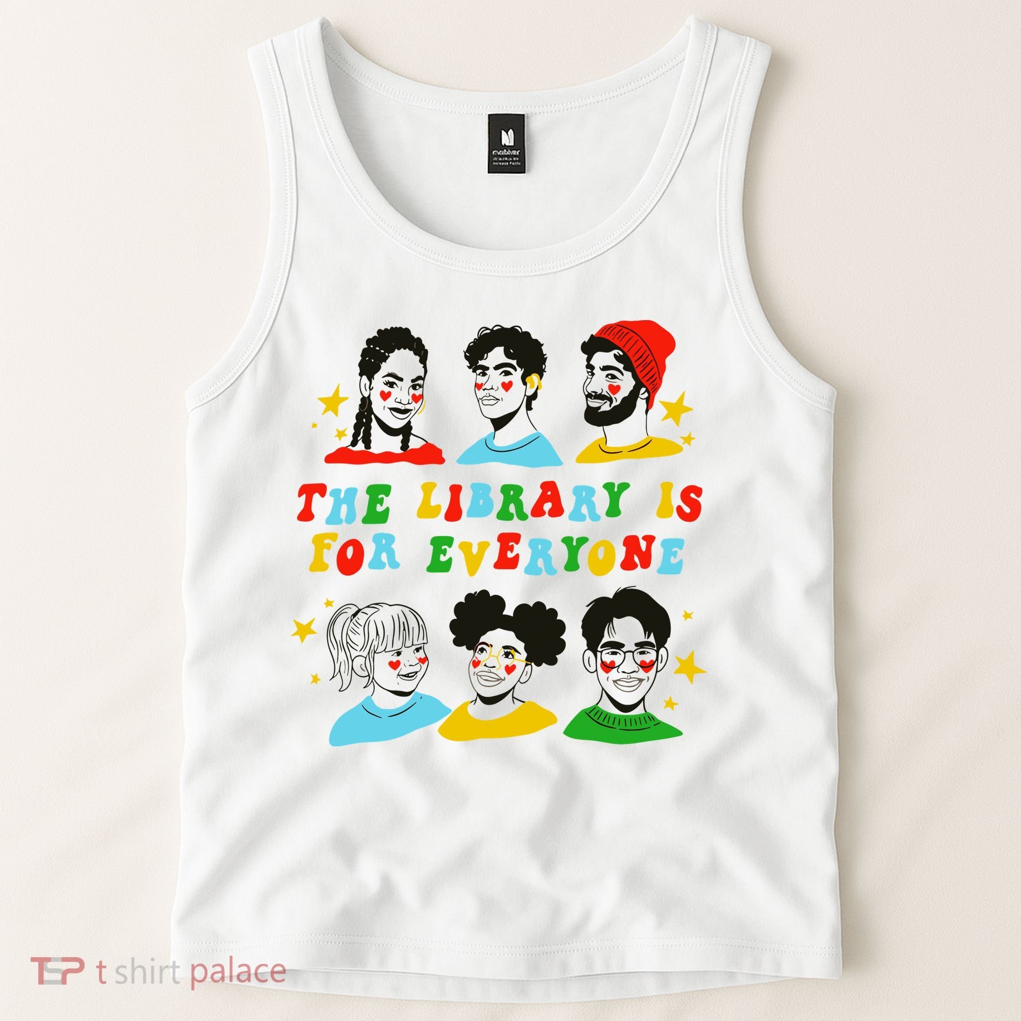 The Library Is For Everyone Tank Top