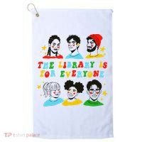 The Library Is For Everyone Golf Towel thumb 0