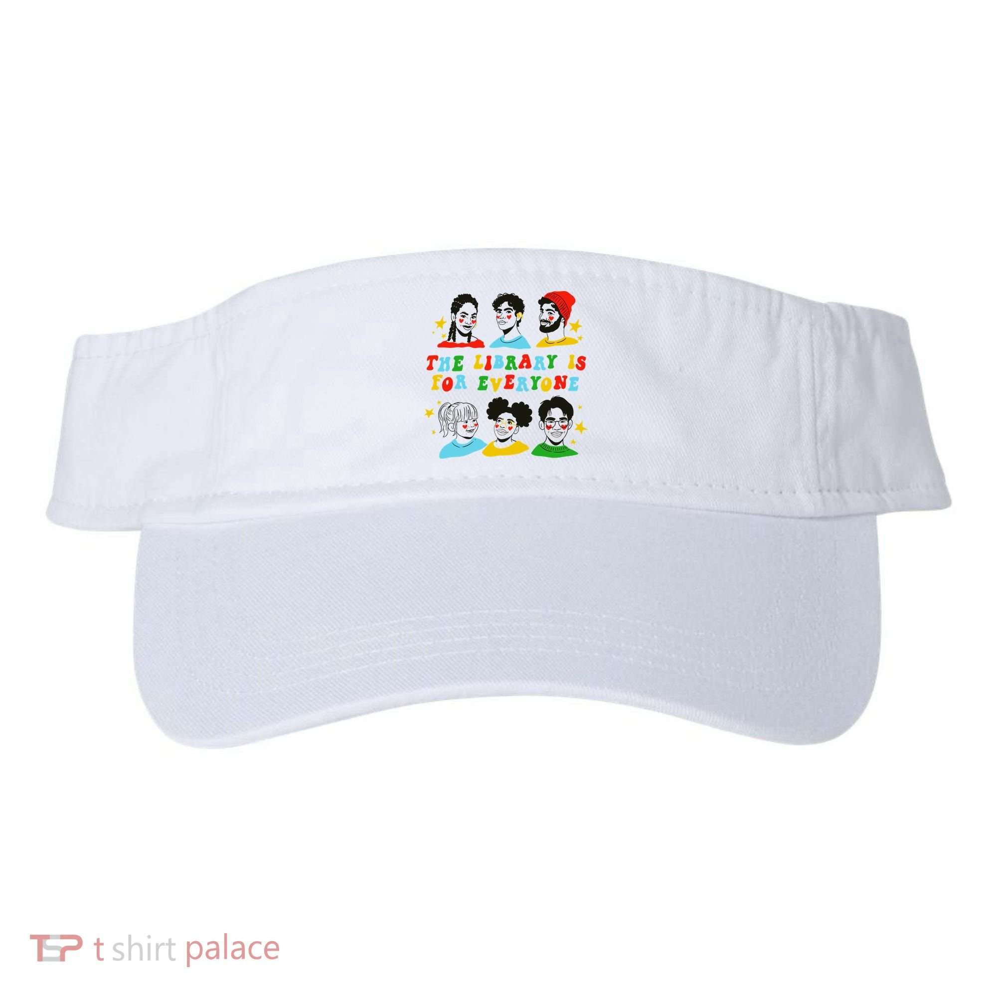 The Library Is For Everyone Visor