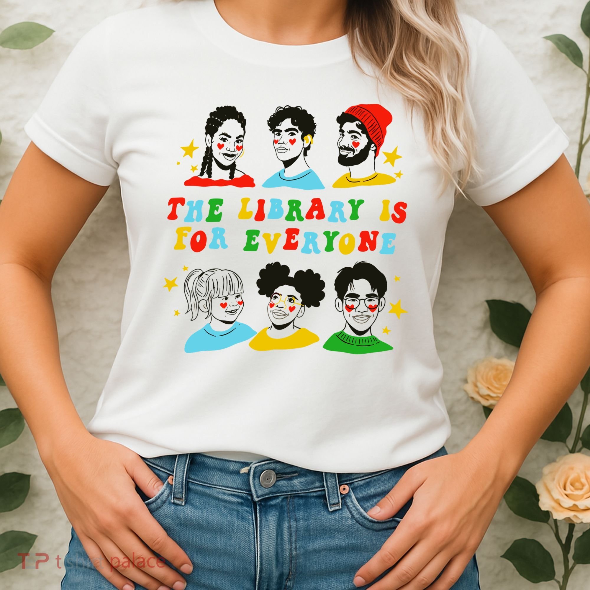 The Library Is For Everyone Women's T-Shirt