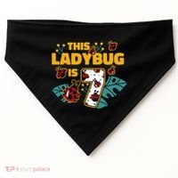 This Ladybug Is 7 Cute Gift USA-Made Doggie Bandana thumb 0